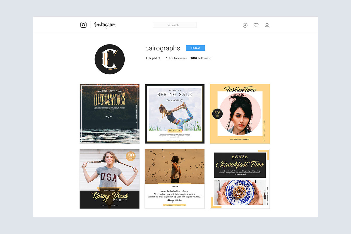 Brandit Social Media Pack, a Social Media Template by MahmoudWally (Photo 8 of 8)