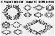 Vintage Baroque Ornament Frames, an Illustration by Designs_River (Thumbnail 1 of 31)