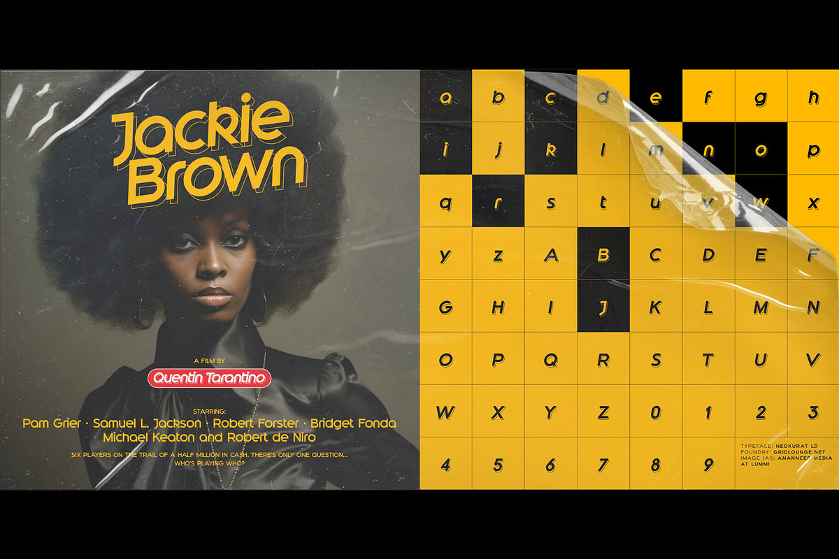 Neokurat LD - Geometric Display Font, a Sans Serif Font by Gridlounge (Photo 3 of 11)