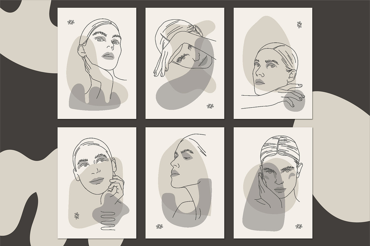 Posters - Line Art Boho Female, a Poster Template by line & plane (Photo 10 of 10)