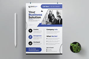 Corporate Flyer Template, a Flyer Template by MightyDesign