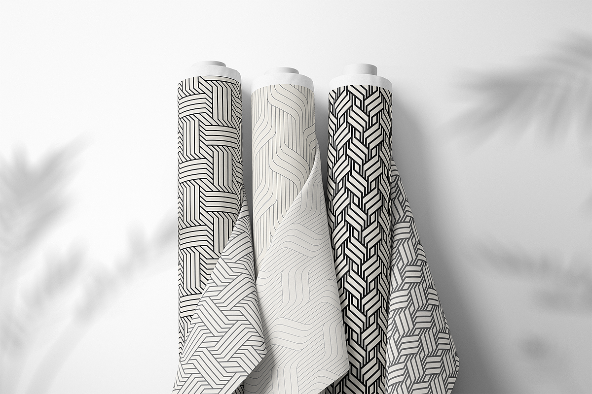 Herringbone Seamless Patterns Set, a Pattern Graphic by Curly_Pat (Photo 8 of 9)
