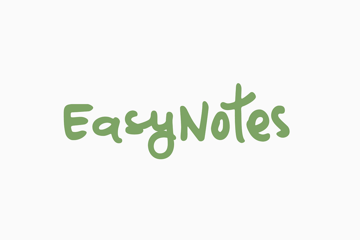 EasyNotes | Casual Handwritten Font, a Script Font by Ayca Atalay (Photo 1 of 11)