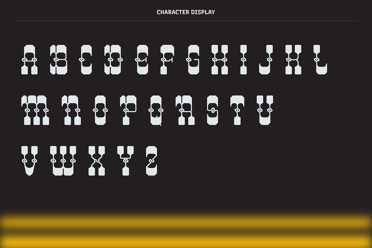 Ziga - Futuristic Display Typeface, a Slab Serif Font by Griyo Type (Photo 2 of 10)