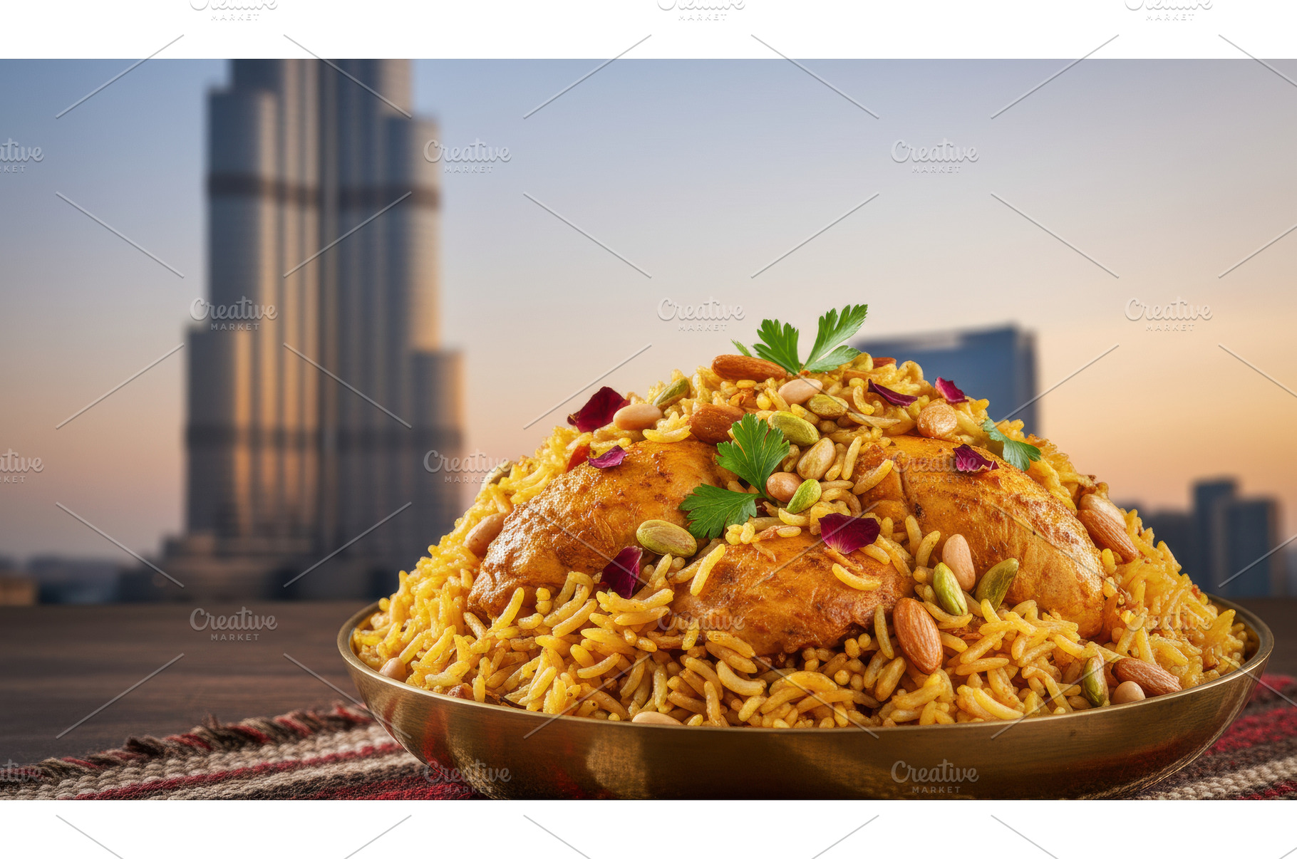 Traditional Arabic chicken Mandi, a Food & Drink Photo by Igor Tichonow