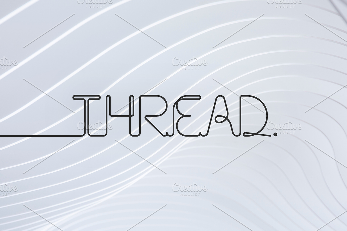 Display font - Benang Merah
