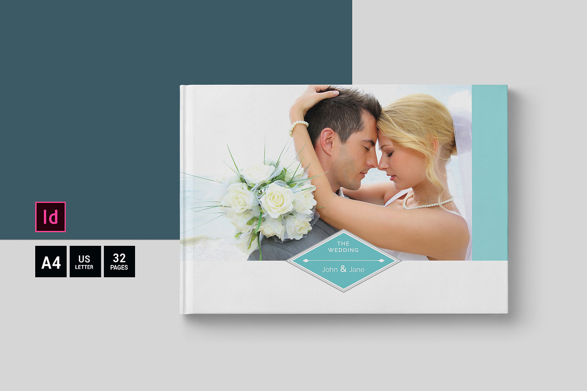 Wedding Album Template, a Brochure Template by adekfotografia (Photo 1 of 12)