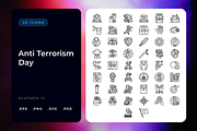 Anti Terrorism Day Icons, a Duotone Icon by Wencory (Thumbnail 1 of 2)