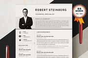 Resume/CV Bundle | 200+ for $29, a Resume Template by ResumeInventor (Thumbnail 204 of 207)
