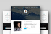 Personal Portfolio Landing Page, a Landing Page Template by nandinigraphics (Thumbnail 1 of 3)