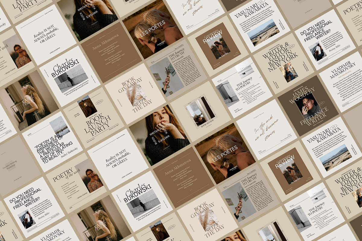 Writers Social Media Pack + Stories, a Social Media Template by September 5th (Photo 18 of 22)