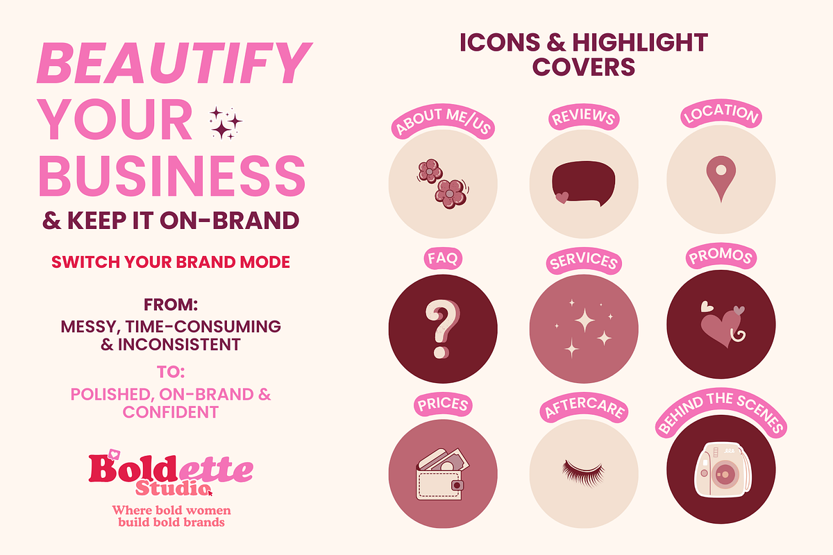 Canva IG Templates for Beauty Brands preview 6