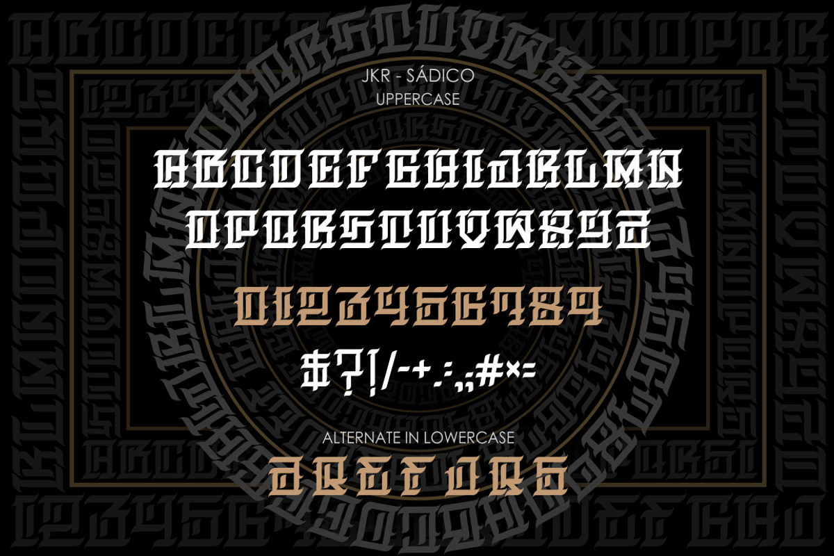 SÁDICO, a Blackletter Font by jakejarkor (Photo 2 of 5)