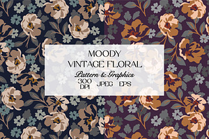 Vintage Floral Seamless Pattern, a Pattern Graphic by StudioGlouna