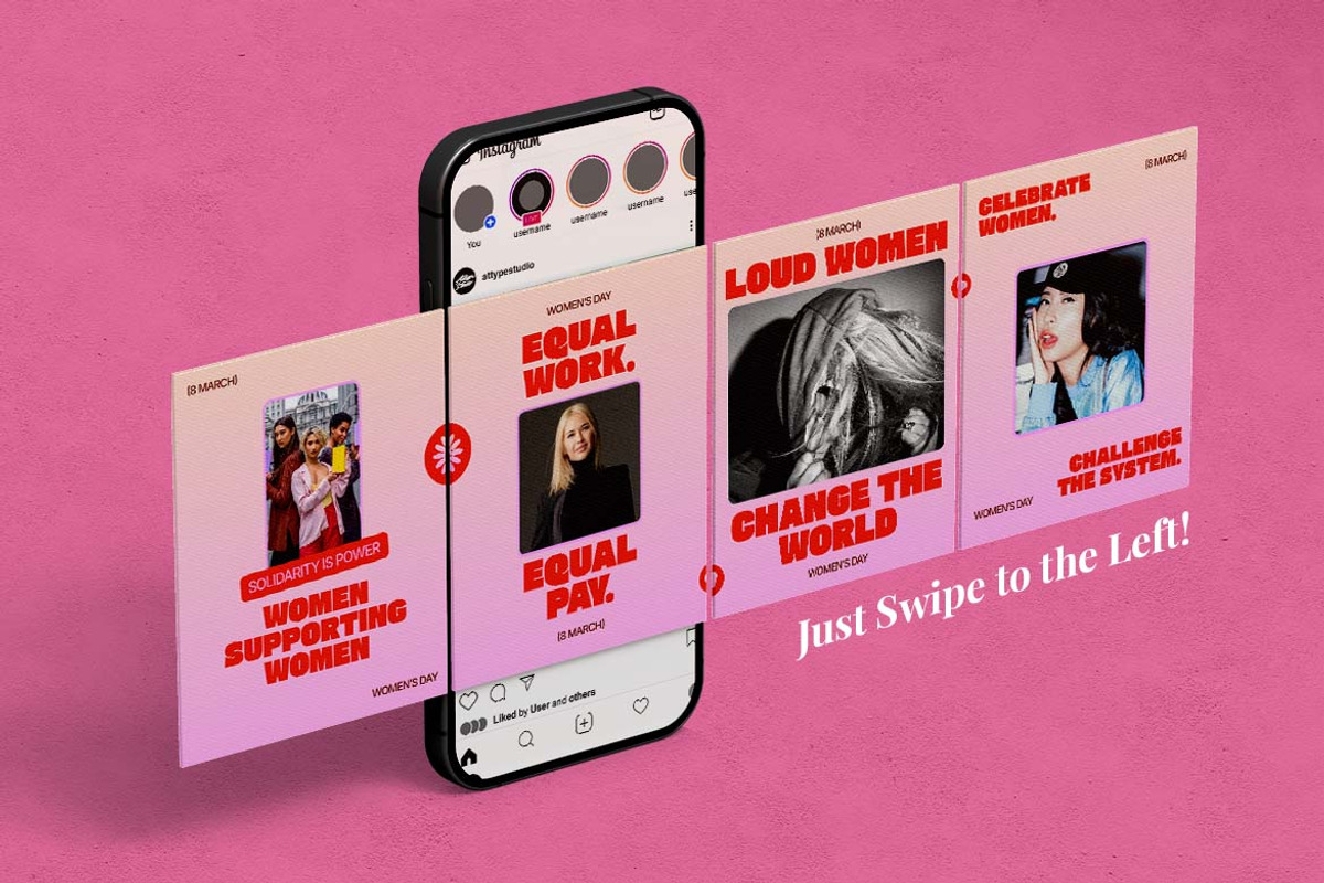 International Women's Day Instagram, a Social Media Template by Attype (Photo 4 of 5)
