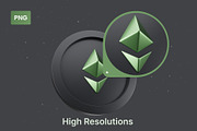 Cricoins - Cryptocoins 3D Icon Pack, an Object 3D Model by Iqonic Design (Thumbnail 3 of 8)