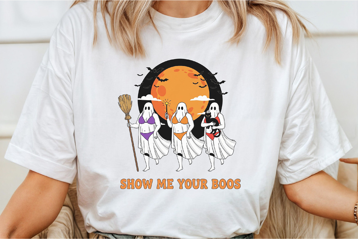 Funny Halloween Ghost Png, an Illustration by DreamCafeArt (Photo 2 of 7)