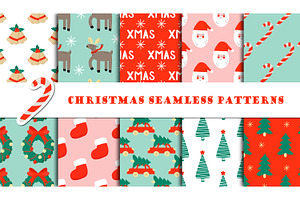 Winter and Christmas Seamless Patter