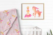 Little Ballerina Watercolor Clipart, an Animal Illustration by natalisart (Thumbnail 4 of 13)