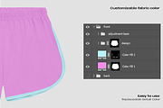 Women short pant mockup, an Apparel Mockup by Voyage Studio (Thumbnail 4 of 4)