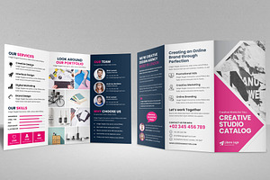 Portfolio Trifold Brochure Design V2