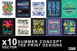 SUMMER CONCEPT TEE PRINT PACK