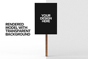 Protest Sign Mockup, a Print Template by IFBdesign (Thumbnail 2 of 5)