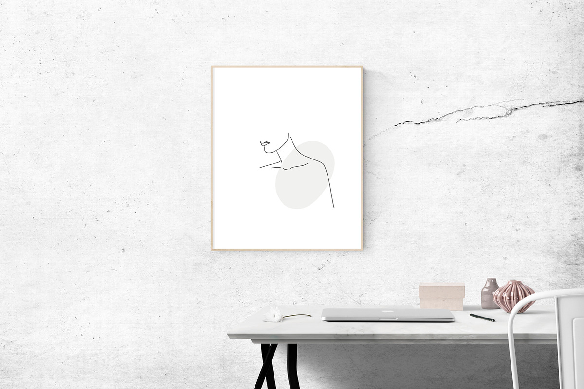 Flirt. Line Art Female Body, a Person Illustration by AnMark (Photo 3 of 10)