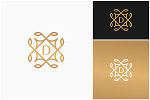 Letter D Luxury Decoration Logo, a Branding & Logo Template by ika trisiana