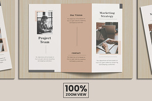 A4 Trifold Brochure Mockup - Bundles