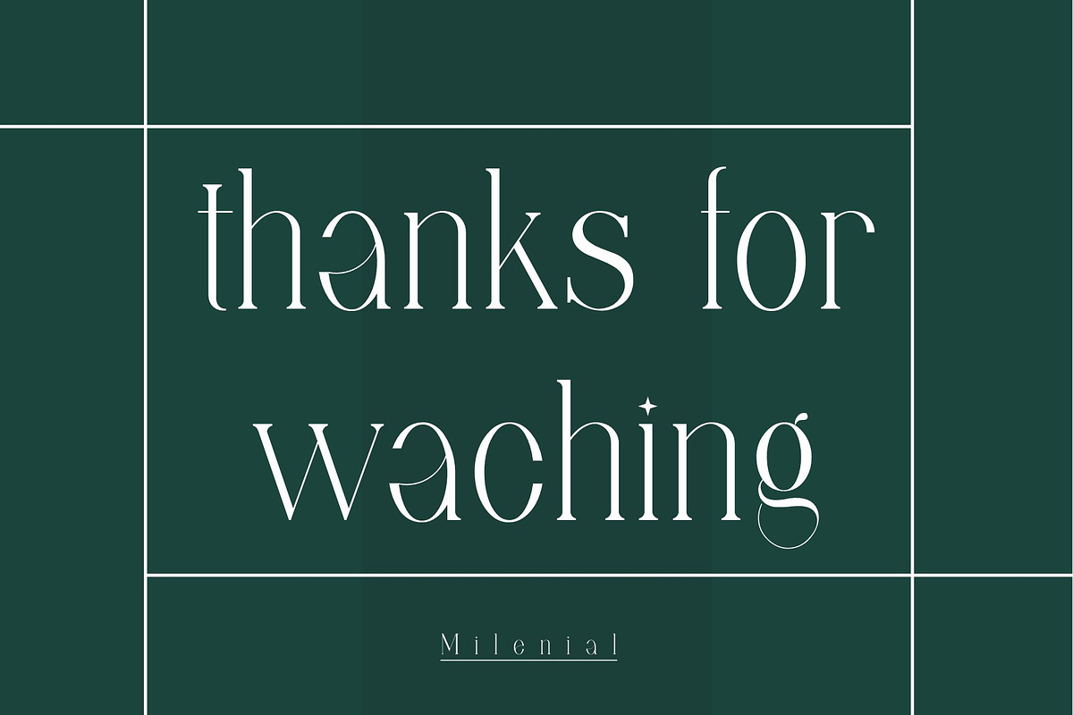 Milenial Serif Typeface, a Serif Font by Alfinart (Photo 10 of 10)