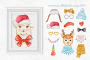 Llama Portrait Creator, an Animal Illustration by Kate Galunga Artstore (Thumbnail 4 of 9)