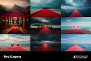 Red Carpets. 47 images, a Decorative Illustration by Handmadefont (Thumbnail 6 of 12)