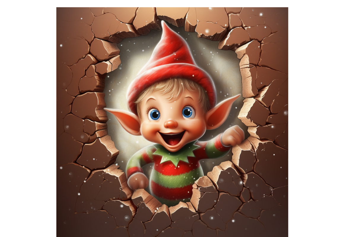 Funny 3D Christmas Background, a Background Graphic by Agnesagraphic (ID 95) (Photo 6 of 8)