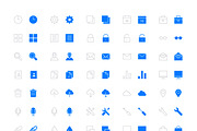 500 Universal Mobile Icons, a Solid Icon by Creative Stall (Thumbnail 2 of 2)