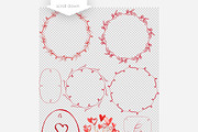 Valentines Day Bundle, a Decorative Illustration by Marina Grau (Thumbnail 4 of 5)