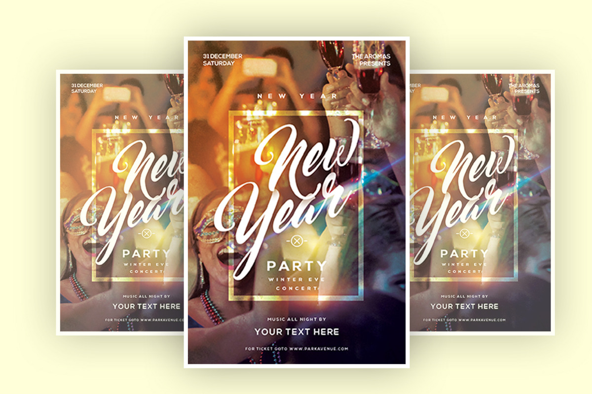 NEW YEAR PARTY, a Flyer Template by What a Story (Photo 2 of 2)