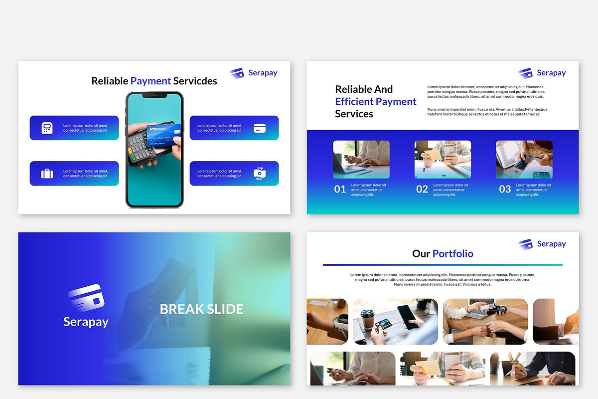 Modern Credit & Finance Template preview 5