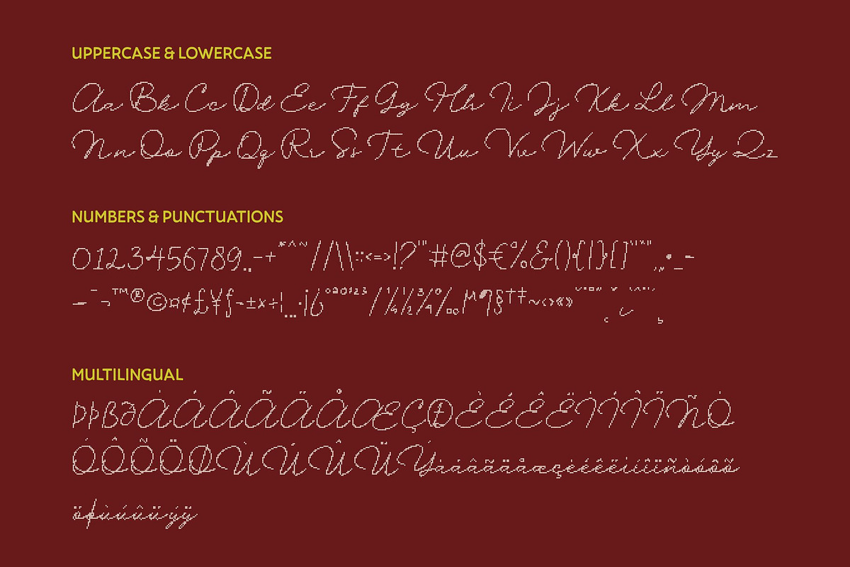CS Lydia Disco, a Script Font by Craft Supply Co. (Photo 8 of 8)