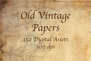 150 Old Vintage Digital Papers, a Texture Graphic by Bilgep_design (Thumbnail 1 of 13)