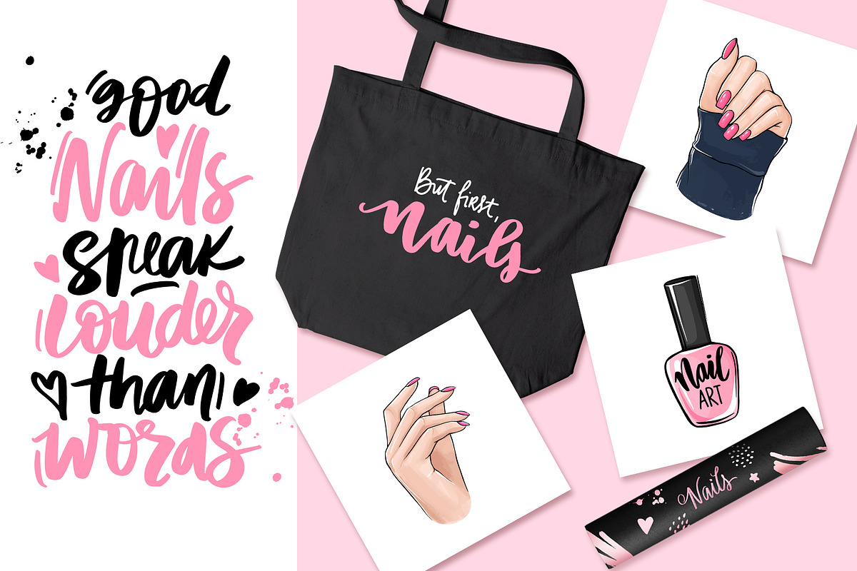 Nails & Quotes, an Illustration by Yana Lesiuk (Photo 6 of 6)
