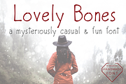 Lovely Bones // Multi Weight Font, a Sans Serif Font by by Masselyn (Thumbnail 1 of 5)