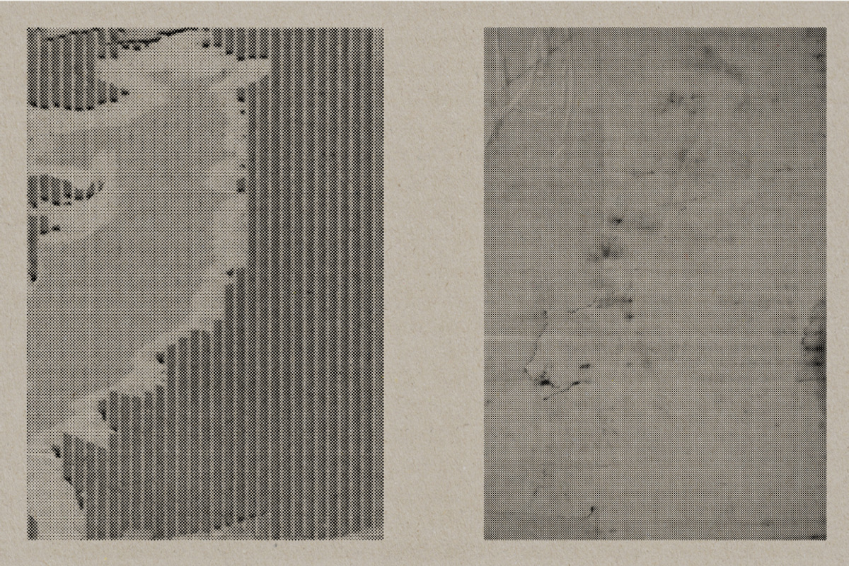 Halftone Paper & Card Vectors, a Texture Graphic by Offset (Photo 4 of 16)