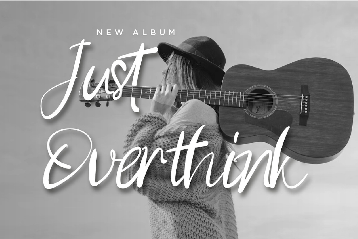 Destruction - Modern Script fonts, a Script Font by Nahar_std (Photo 6 of 8)