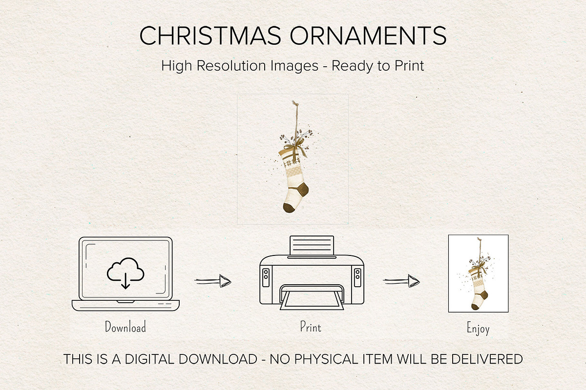 Christmas Ornaments Clipart, a Decorative Illustration by Maggie Stilwell Design (Photo 10 of 10)