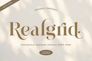 Realgrid - Elegant & Classy Serif
