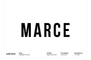 Marce - Powerful Font Family, a Font by alpercakici (Thumbnail 1 of 16)