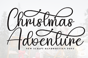 Christmas Adventure | Script Font, a Handwritten Font by Scratchones (Thumbnail 1 of 9)