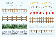 Winter Wonderland Clipart, a Seasonal Illustration by AnitaPol (Thumbnail 17 of 20)