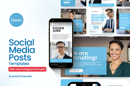Social Media Post Canva Templates